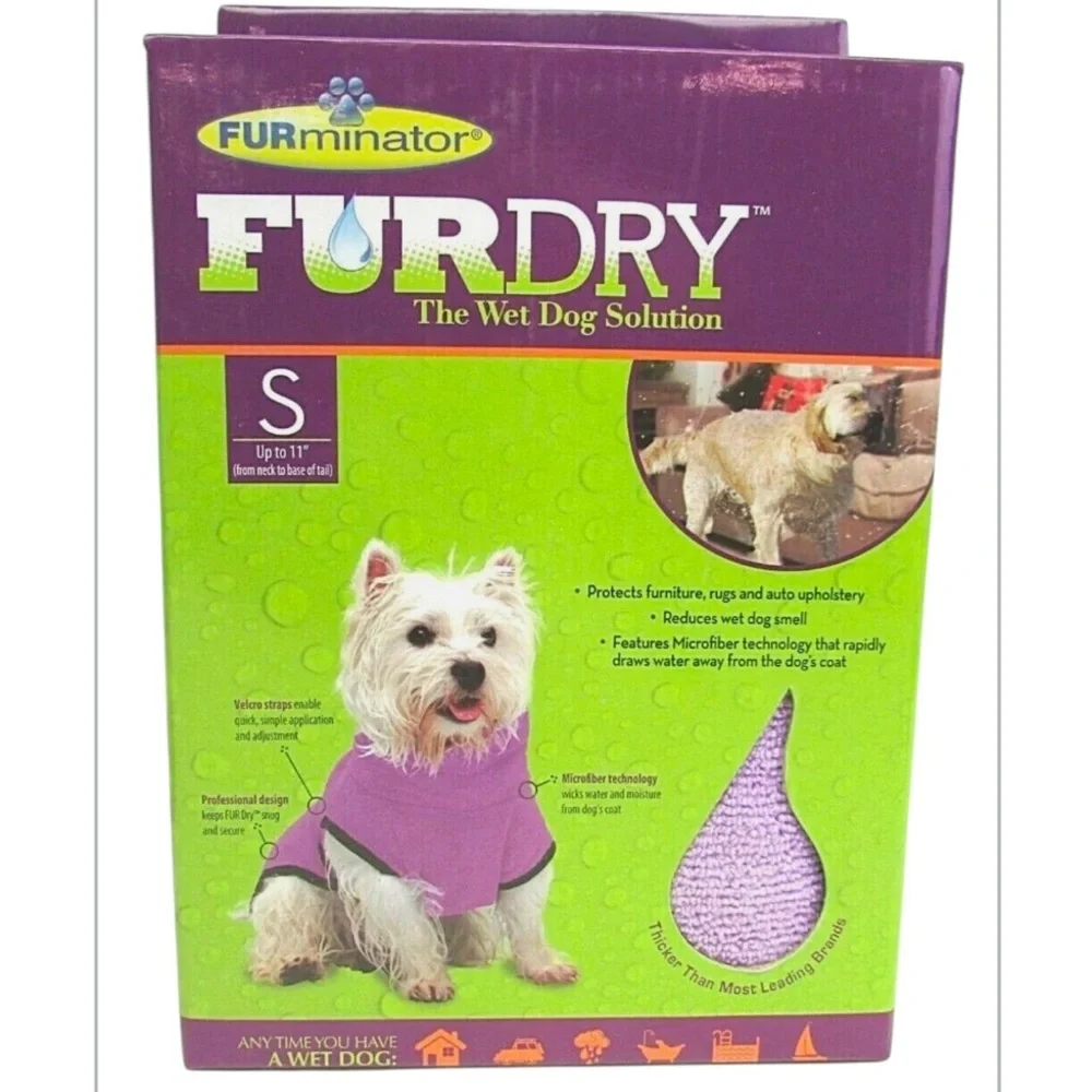FURminator Purple Dog Grooming Tool